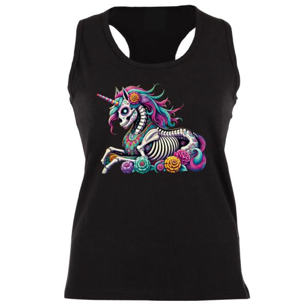 Zombie Unicorn Racer Back Thumbnail