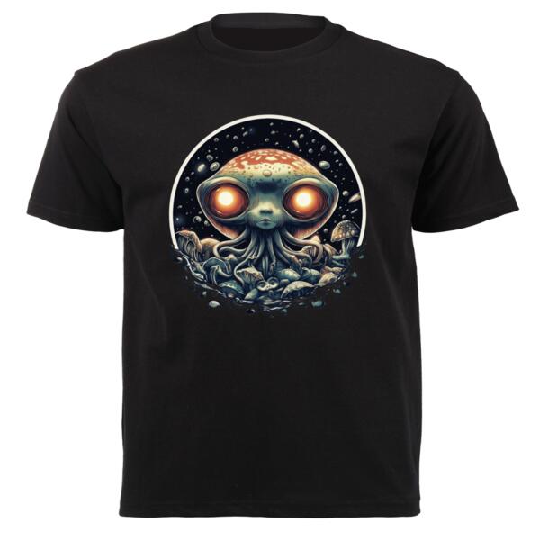 Alien Octopii Unisex Short-sleeve T-shirt Thumbnail