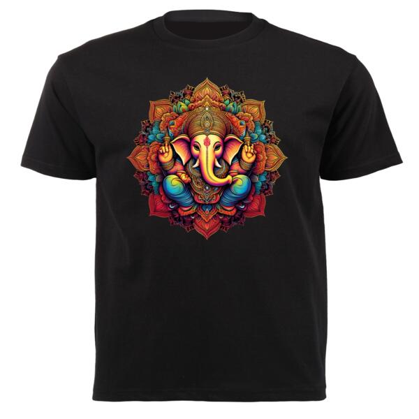 Ganesha Mandala Unisex Short-sleeve T-shirt Thumbnail