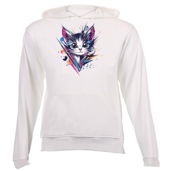 Cute Kitten Logo Junior Hoodie Thumbnail