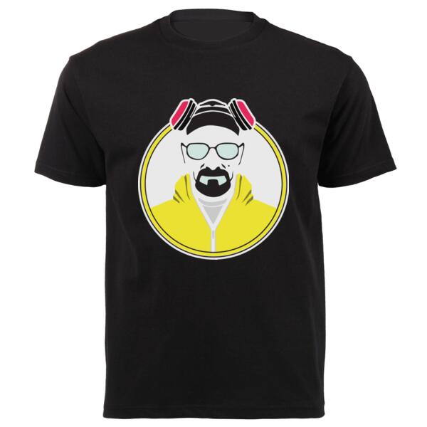 Breaking Bad Heisenberg Black Unisex Platinum Short-sleeve T-shirt Thumbnail