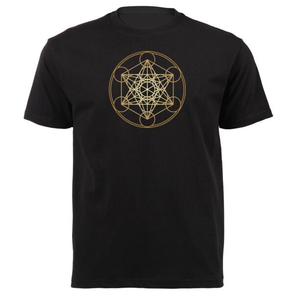 Metatron's Cube Unisex Platinum Short-sleeve T-shirt Thumbnail