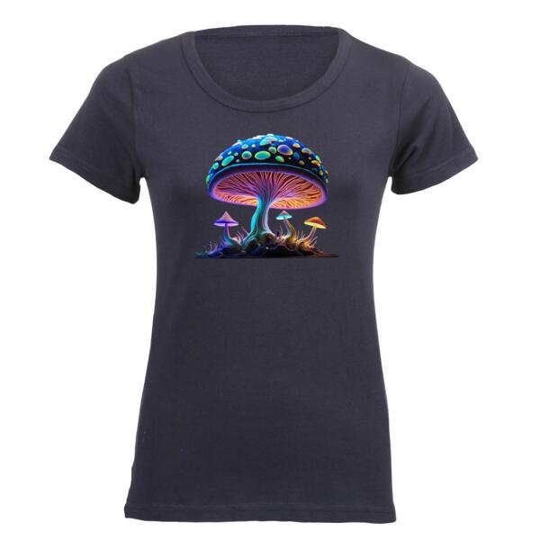 Psychedelic Mushrooms Ladies Short-sleeve T-shirt Thumbnail
