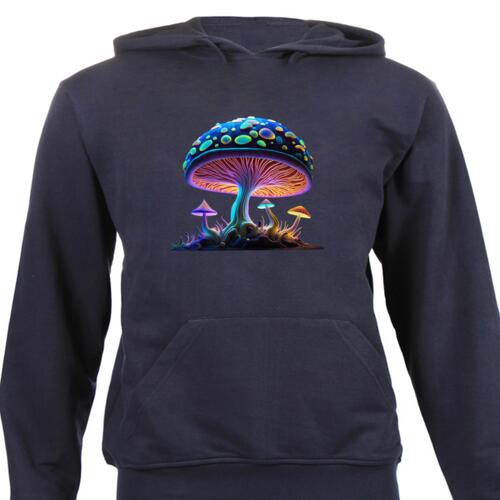 Trippy Psychedelic Mushrooms Unisex Hoodie Thumbnail