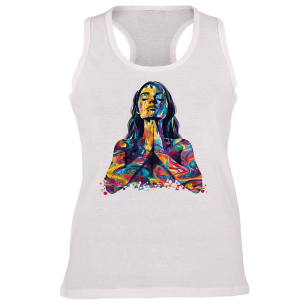 Namaste Racer Back T-Shirt Thumbnail