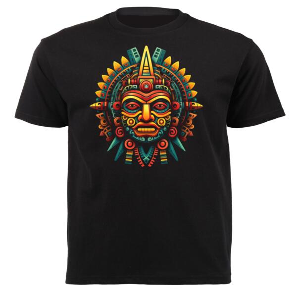 Aztec Sun god Unisex Short-sleeve T-shirt Thumbnail