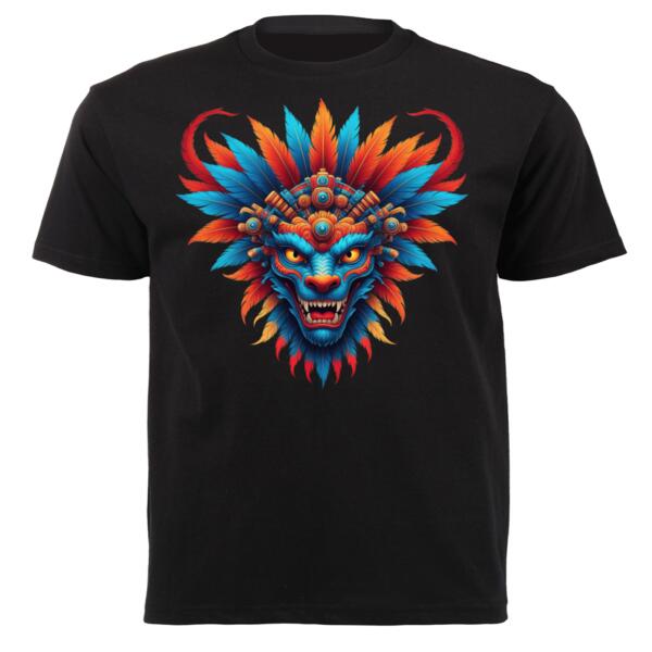 Aztec Dragon Unisex Short-sleeve T-shirt Thumbnail