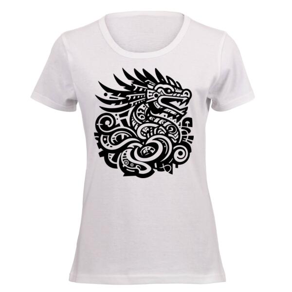 Quetzalcoatl Tribal Ladies Short-sleeve T-shirt Thumbnail