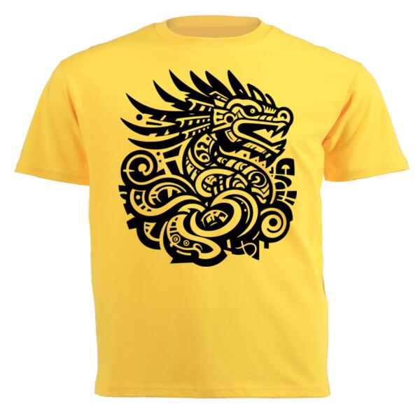 Quetzalcoatl Tribal Unisex Short-sleeve T-shirt Thumbnail