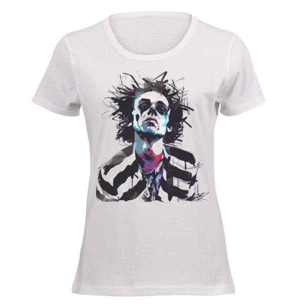Beetlejuice White Ladies Short-sleeve T-shirt Thumbnail