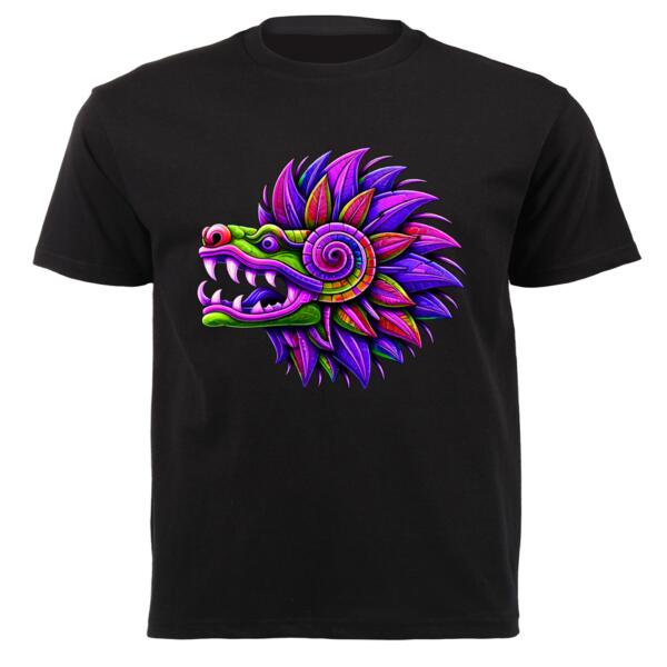 Electric Purple Quetzalcoatl Unisex Short-sleeve T-shirt Thumbnail