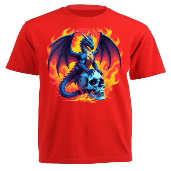 Dragon Skull Unisex Short-sleeve T-shirt  Thumbnail