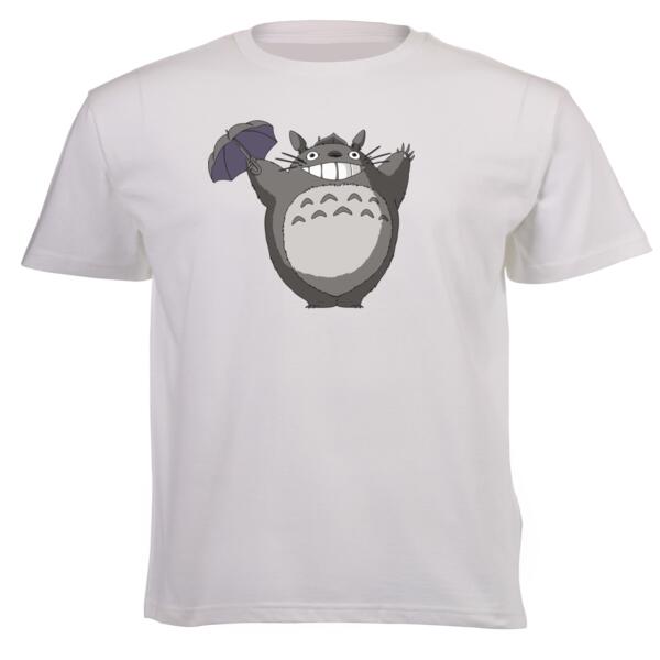 Happy Totoro with Umbrella - My Neighbour Totoro Unisex Short-sleeve T-shirt Thumbnail