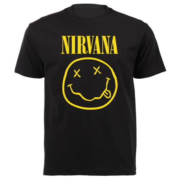 Nirvana Smiley Unisex Platinum Short-sleeve T-shirt Thumbnail
