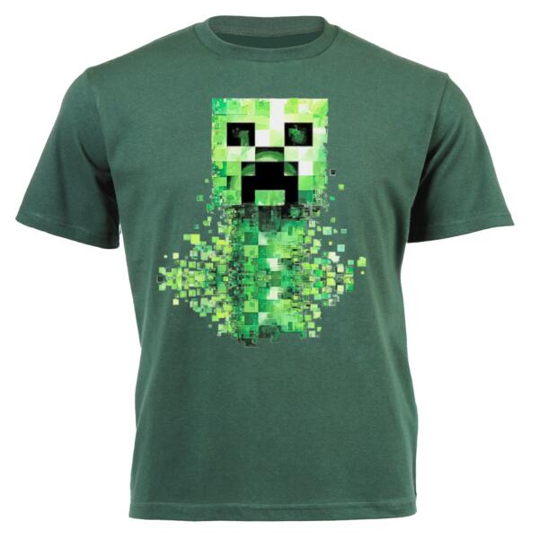 Creeper Pixels Unisex Platinum Short-sleeve T-shirt Thumbnail