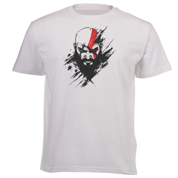 Kratos Warrior Unisex Platinum Short-sleeve T-shirt Thumbnail