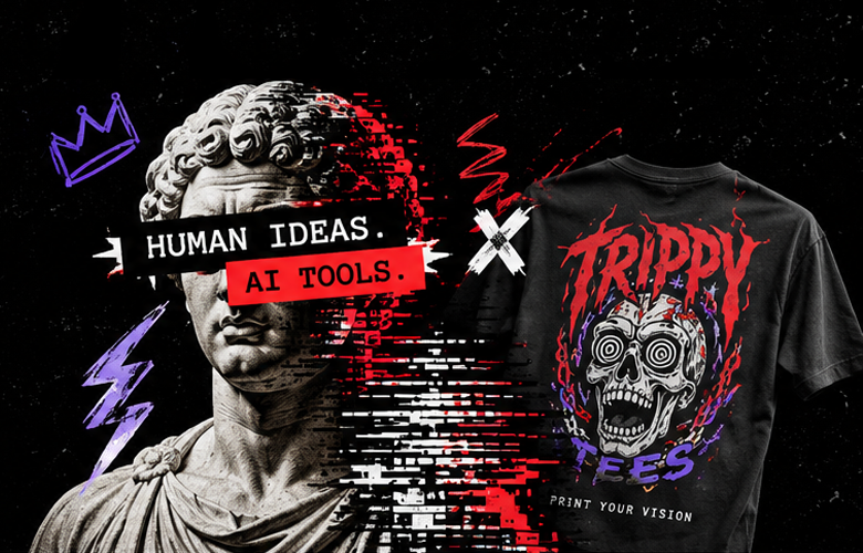 Print your AI designs on a T-shirt. DTF and DTG Printing South Africa.