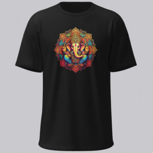 Ganesha Mandala Unisex Short-sleeve T-shirt