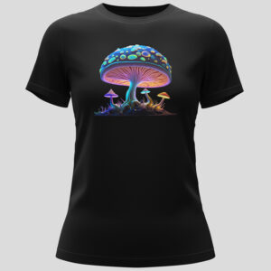Psychedelic Mushrooms Ladies Short-sleeve T-shirt