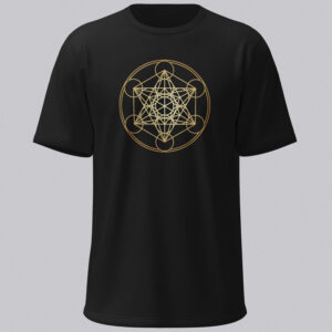 Metatron's Cube Unisex Platinum Short-sleeve T-shirt