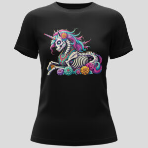 Zombie Unicorn Ladies Short-sleeve T-shirt