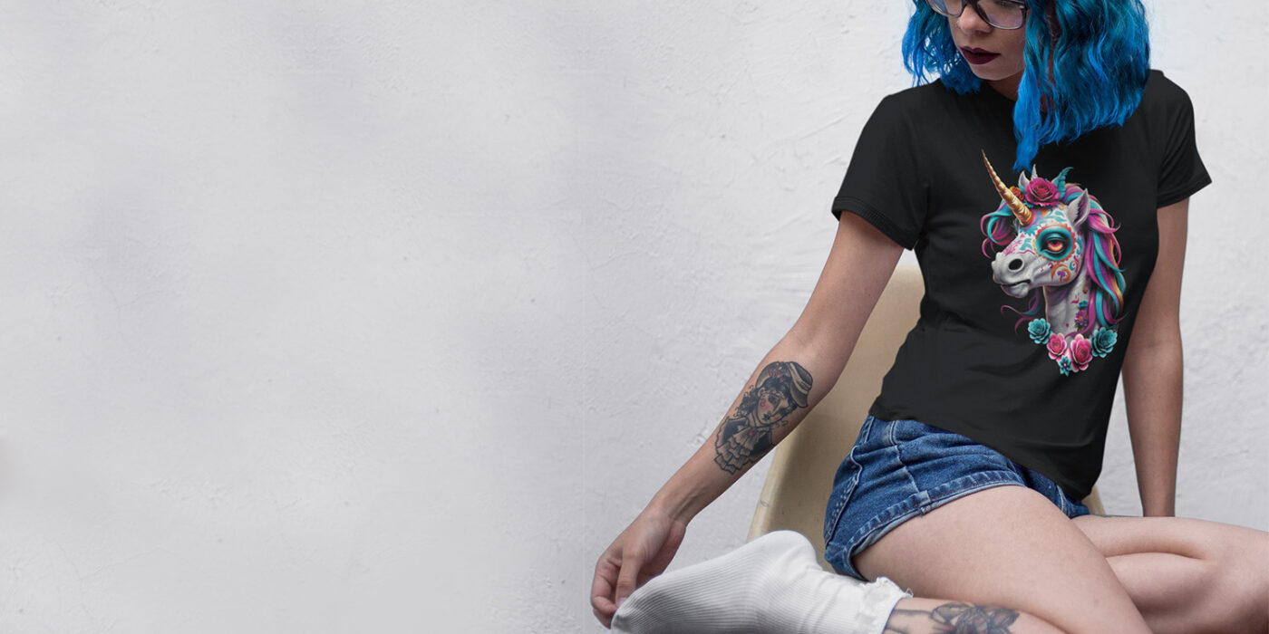 DTG T-Shirt Print.