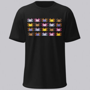 Minecraft Axolotl Pixel Space Invaders