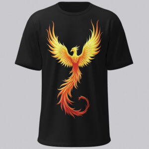 Embrace the fire within with the Phoenix Dream Ladies Short-sleeve T-shirt - a tribute to rebirth, strength, and unapologetic style.